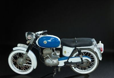 Bultaco 125 cc. A robustly built, sporty motorcycle, this model is a 125cc Bultaco, manufactured 