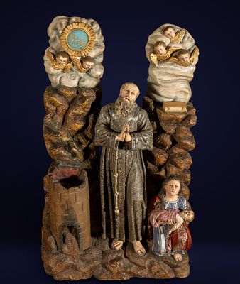 Colonial School in the vicinity of Bernardo de Legarda (Quito, Ecuador, circa 1770 - 1773). Saint 