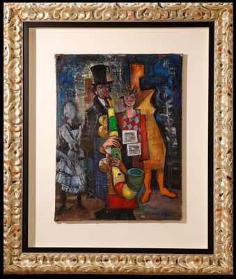 Ismael Gonz&aacute;lez de la Serna (June 6, 1898 - November 30, 1968). Oil on canvas measurements: 55 x 