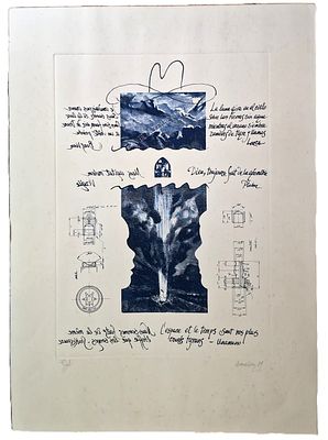 MIGUEL BERROCAL (Villanueva de Algaidas, 1933 – Antequera, 2006) – Tribute to G. Lorca (1987). Et 