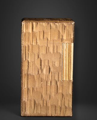 Vinci lighter in gold plated 20 microns, 1960s. In 20 micron gold plated, 1970s