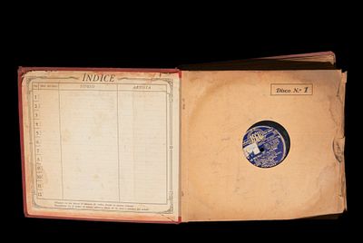 Zarzuela, Spanish Phonographic School, 20th Century. Shellac gramophone records. Dimensions: 27 