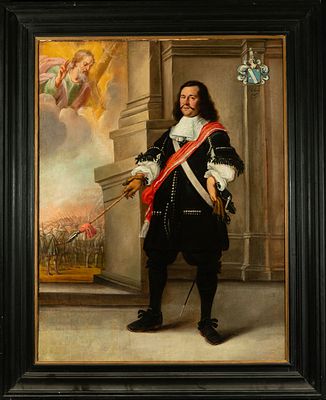Portrait of Captain General, Hispano Flemish school, 17th century, circle of Cornelis Schut III 