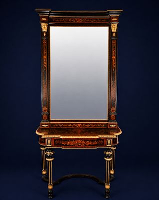 Tabletop furniture - Based on the design of Mathieu Befort (1813-1880). Measurements: 267 cm x 