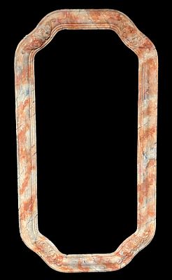 Antiguo marco de madera policromado para espejo o pintura. 89x47 
Antiguo marco de madera 