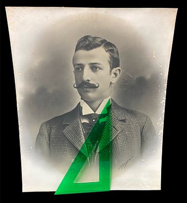 &Uacute;nico retrato de Anselmo Mar&iacute;a Coyne y Barreras (Pamplona, 1829 – Zaragoza, 1896). 60x47 