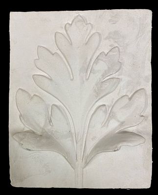 Antigua escayola prototipo de Averly, motivos vegetales. 30x20
. Antigua escayola prototipo de 