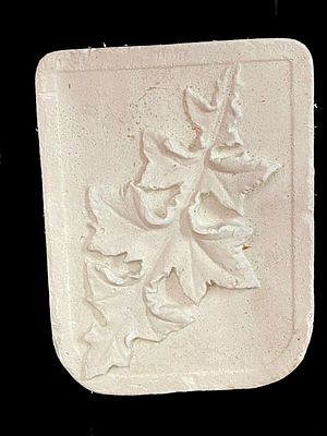 Antigua escayola procedente de un escultor catal&aacute;n del siglo XIX. Fue un regalo para uno de los 