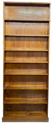 Antigua estantería, repisa, mueble, librería de comercio de ultramarinos. XIX. 262x100x20. Antigu