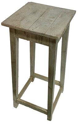 Antigua mesa, taburete de madera de escultor. 95x40x40. Rareza. Antiguo banco de trabajo de un