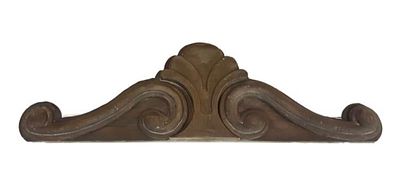 Espectacular copete, moldura, cortinero, galería . 166x54x7. 
Espectacular cortinero de madera 