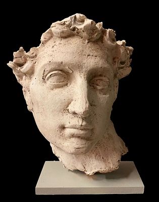 Cabeza de Giuliano de M&eacute;dicis en terracota. XIX. Espectacular caabeza de Giuliano de M&eacute;dicis en 