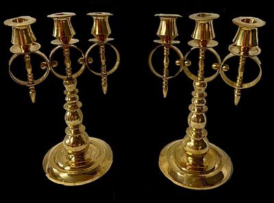 antigua pareja de candelabros, apliques de bronce. Casino Mercantil de Zaragoza.