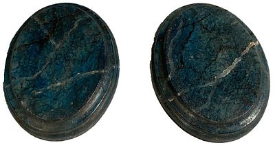 Antigua peanas, m&eacute;nsulas, pedestales, repisas, columnas de madera para imagen, talla. 16x12x2,5 