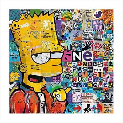 Ary Kp - Ne grandissez pas… c'est une arnaque ! Gicl&eacute;e originale sur papier couch&eacute; mat moderne 