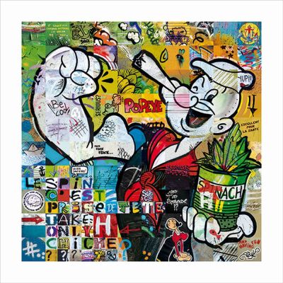 Ary Kp - Only H, chiche ? Gicl&eacute;e originale sur papier couch&eacute; mat moderne 200 g Sign&eacute;e et 