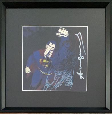 Andy Warhol (after) - Myths. Superman, 1981 Silkscreen on paper, plate signed, not numbered 