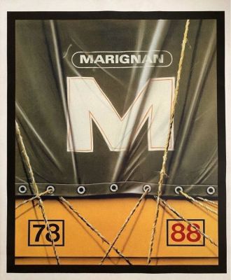 Peter Klasen - Marignan, 1988 Silkscreen on paper published for the 10th anniversary of the 