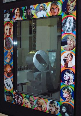 Miroir Mosaique Bardot Miroir 90 x 71 cm Laqu&eacute; Sur bois Mirror 90 x 71 cm Lacquered On wood