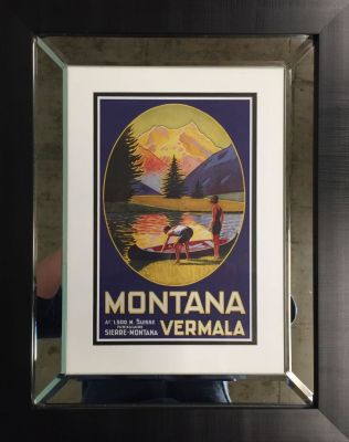 Poster Montana Affiche 60 x 46 cm Encadr&eacute;e Poster 60 x 46 cm Framed