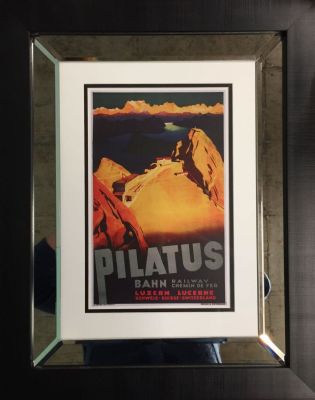 Poster Pilatus Affiche 60 x 46 cm Encadr&eacute;e Poster 60 x 46 cm Framed