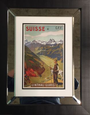 Poster Linthal Affiche 60 x 46 cm Encadr&eacute;e Poster 60 x 46 cm Framed