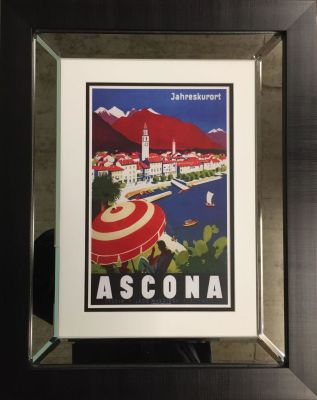 Poster Ascona Affiche 60 x 46 cm Encadr&eacute;e Poster 60 x 46 cm Framed