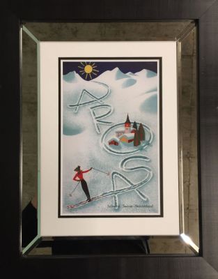 Poster Arosa Affiche 60 x 46 cm Encadr&eacute;e Poster 60 x 46 cm Framed