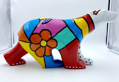 D&eacute;esse - Ours Fashion Marble powder sculpture Hand signed and numbered Limited edition of 100 