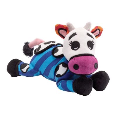 Romero Britto - Andy the Cow, 2012 Cow Pop Plush, good condition, length 20 cm Peluche Vache 