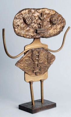 Max Papart - Young Girl Sculpture en bronze &Eacute;preuve d'artiste num&eacute;rot&eacute;e I / IV Sign&eacute;e dans la 