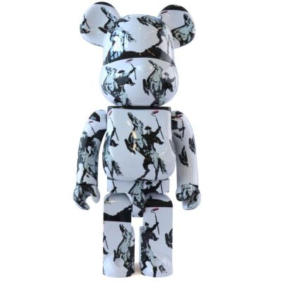 BE@RBRICK - Bearbrick Highwayman 1000% Vinyl Art Toy. Height: 72 cm Manufactured by Medicom Toy 