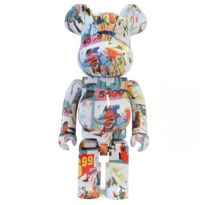 BE@RBRICK - Bearbrick Warhol X Basquiat 4 1000% Vinyl Art Toy. Height: 72 cm Manufactured by 