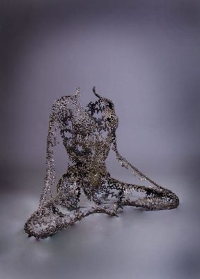 Nimrod Messeg - Dharma, 2018 Iron Forged sculpture Unique artwork, COA, 2018 Perfect condition 