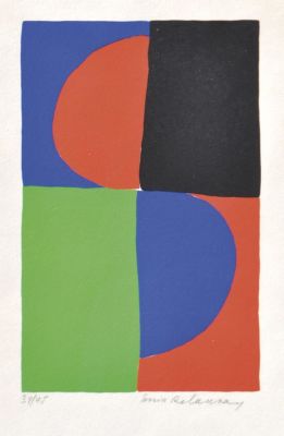 Sonia Delaunay - Composition, 1963 Original lithograph on wove paper Hand-signed by artist and 