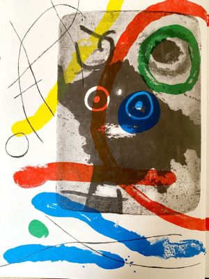 Joan Mir&oacute; - Composition, 1965 Original color lithograph on paper Unsigned, unnumbered 