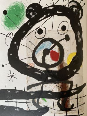 Joan Mir&oacute; - Composition, 1965 Original color lithograph on paper Unsigned, unnumbered 