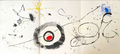 Joan Mir&oacute; - Composition, 1963 Original color lithograph on paper Unsigned, unnumbered 