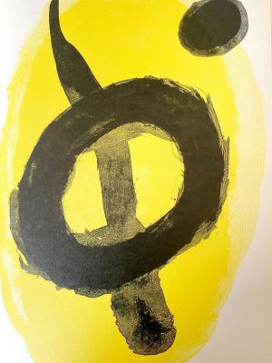 Joan Mir&oacute; - Composition, 1961 Original color lithograph on paper Unsigned, unnumbered 