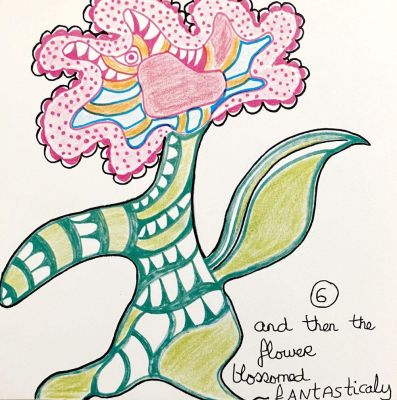 Niki de Saint Phalle - And then the flower blossomed, 1971 Color lithograph on paper (unsigned 