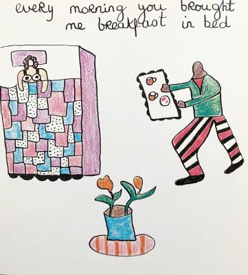Niki de Saint Phalle - Every Morning, 1971 Color lithograph on paper (unsigned, unnumbered) 
