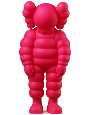 KAWS - What Party (Pink), 2020 Vinyl Art Toy in original box stamped under the foot. Very good 