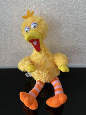 Kaws x Uniqlo - Sesame Street Big Bird Plush, 2018 Plush Toy, very good condition, 44 x 25 x 13 