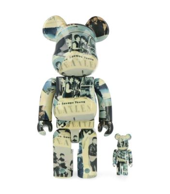 BE@RBRICK - Bearbrick The Beatles "Anthology" 400% + 100% Vinyl Art Toy (new) Comes in original 