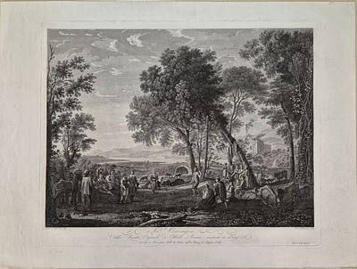 Claude Lorrain (after) - La Cuccagna, c.1820Etching on paper after the painting "Abundance. 