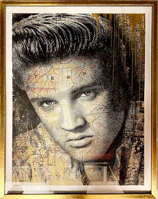 Mr. Brainwash - King of Rock (Gold Edition), 20179 color silkscreen on archival art paper 