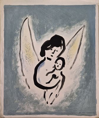 Marc Chagall (after) - Terre des Hommes, 1971Colour lithographic poster on paper after Marc 