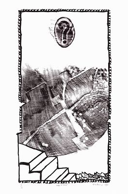 Pierre Alechinsky - Corps et Biens, 1996Lithograph on Rives paper, signed in pencil, numbered 