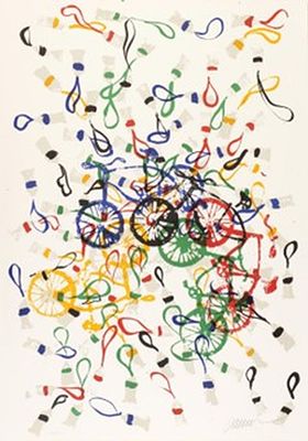Arman - Composition pour les JO, 1992Original lithograph on paper, signed in pencil and 