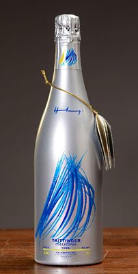 Champagne - Taittinger 19861 bottle 0.75L1986 Collection Hans Hartung Original box Good condition